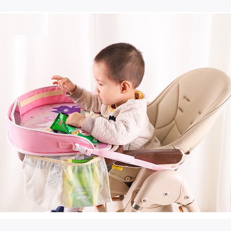 Vandtæt bord bilsæde bakke opbevaring børn legetøj spædbarn holder børn spisebord drikkebord i bilen tilbehør baby hegn