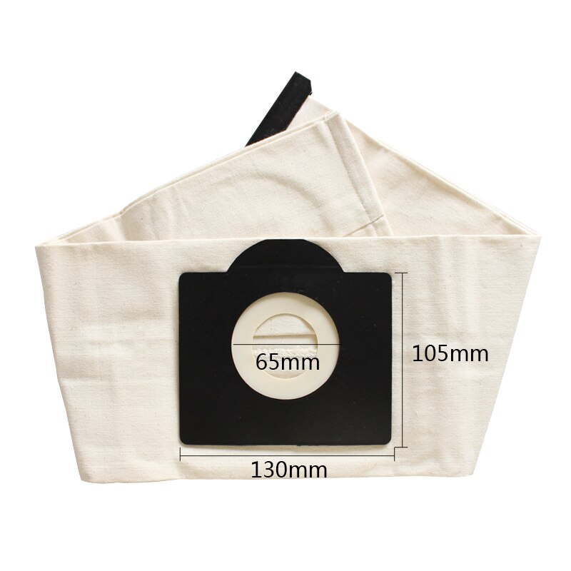 1Pc Wasbare Doek Stofzakken Voor Karcher WD3 MV3 SE4001 A2299 K2201 F K2150 Stofzuiger Onderdelen Vervanging stofzak