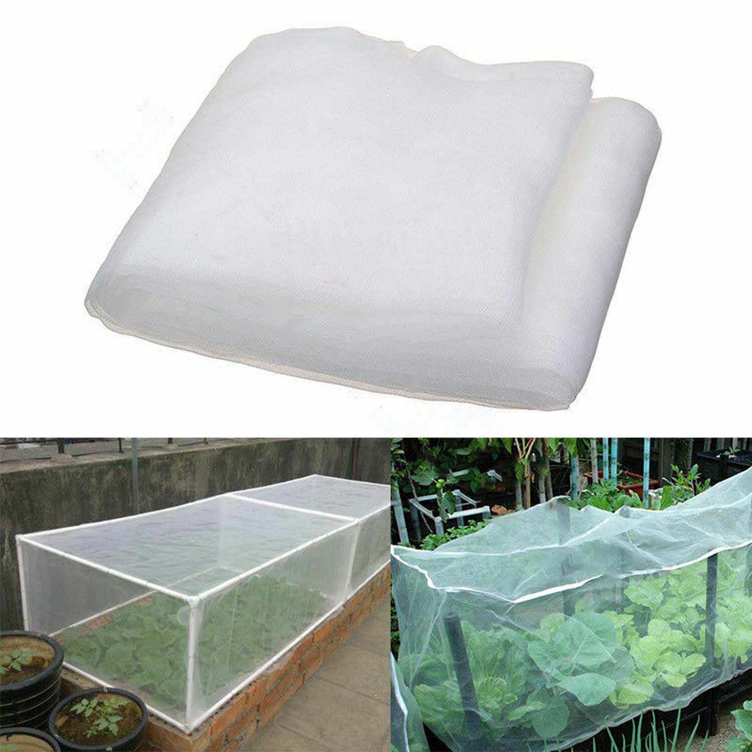 Filet anti-insectes 40 mailles | Filet Anti moustiques à oiseaux, barrière antiparasitaire, filet pour jardin, légumes, Fruits, plantes, verger de jardin