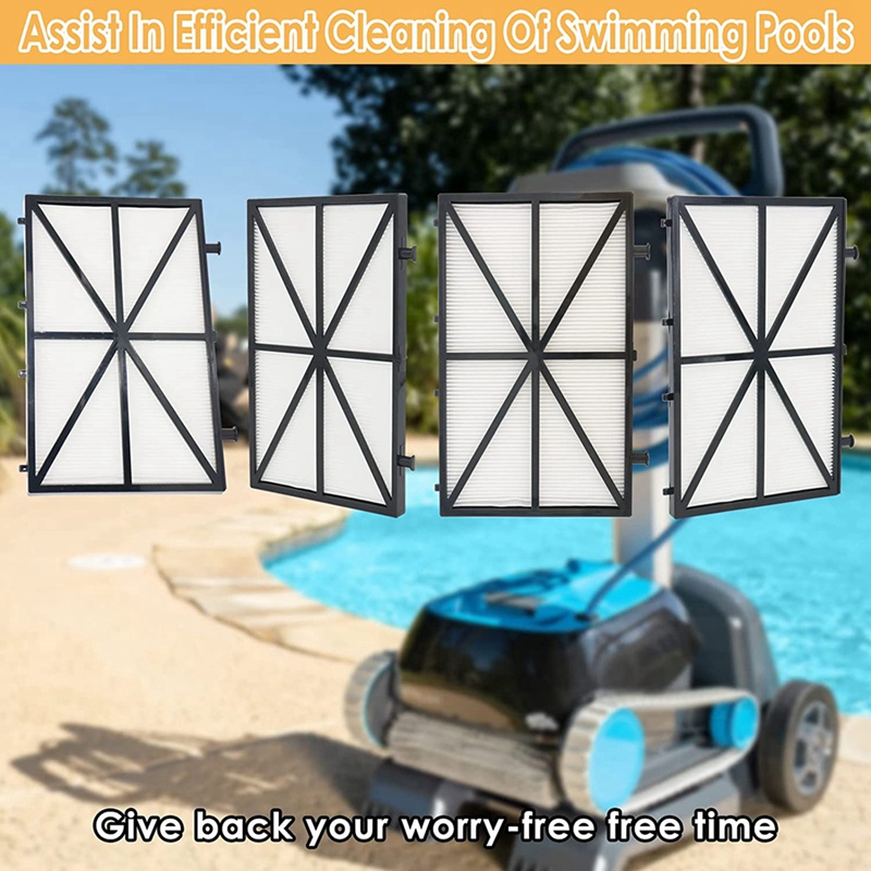 Filtre robot nettoyeur de piscine, panneaux filtrants à cartouche 8 Pack pour Dolphin M400 M500 et Nautilus CC Plus