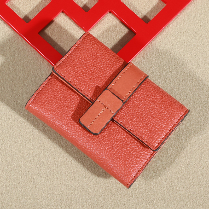 Original minimalistisk liten lommebok med stor kapasitet for kvinner: Klar