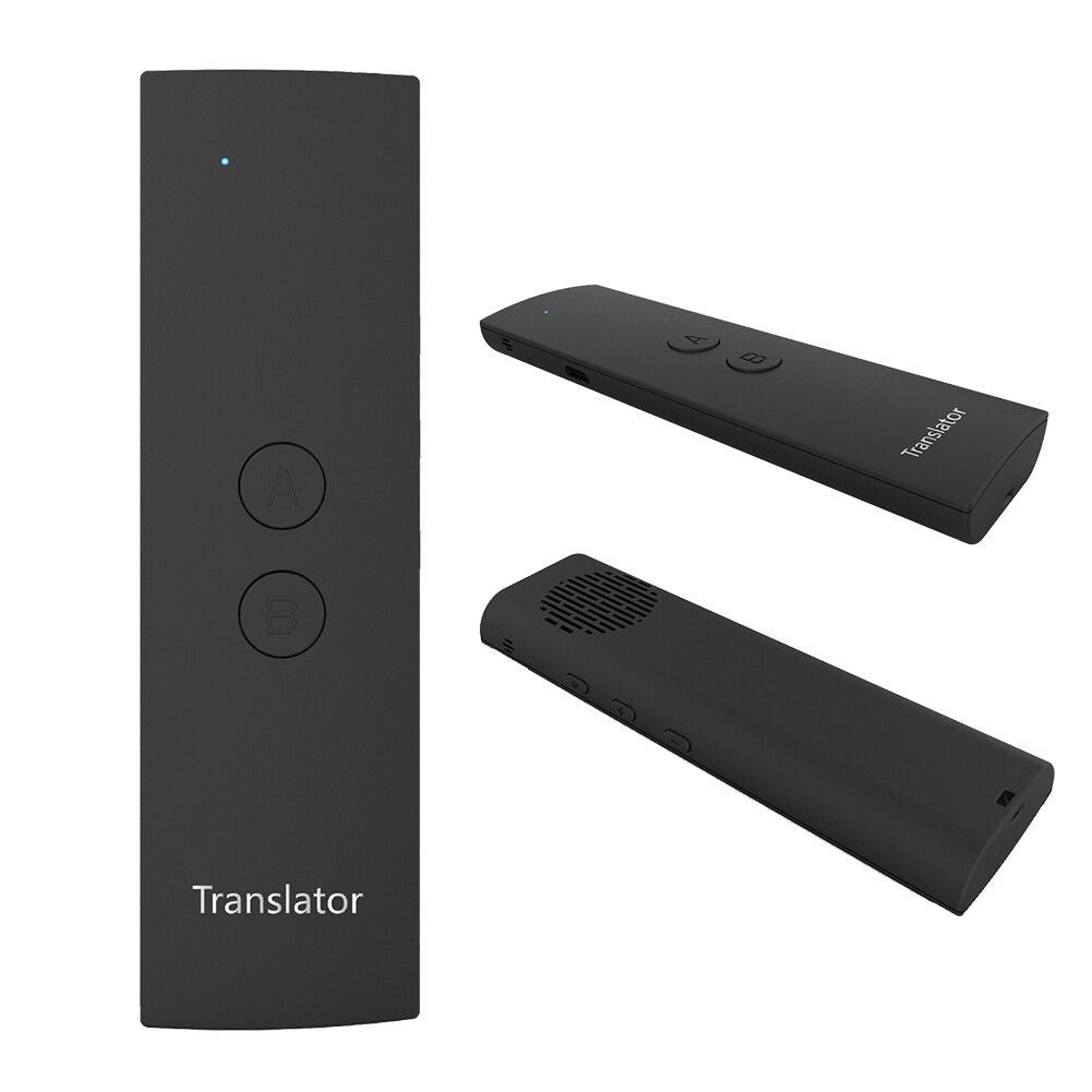 Real Time Simultaneous Accurate Voice Translator Fast Business Meeting Bluetooth Multi-language Portable Smart Wireless Learning