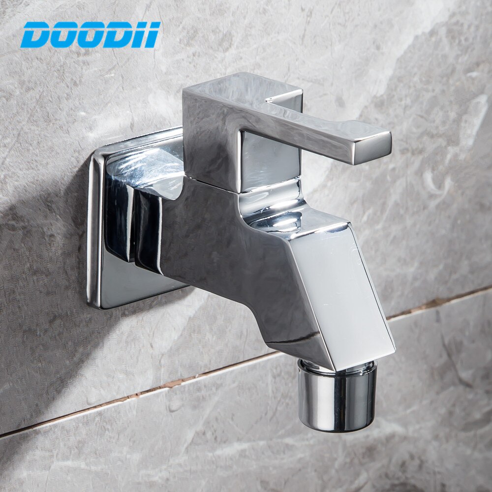 Tap Outdoor Garden Pond Wall Mounted Washing Machine Bibcock Zinc Water Wall outside Decorative Single Cold Faucet Torneiras