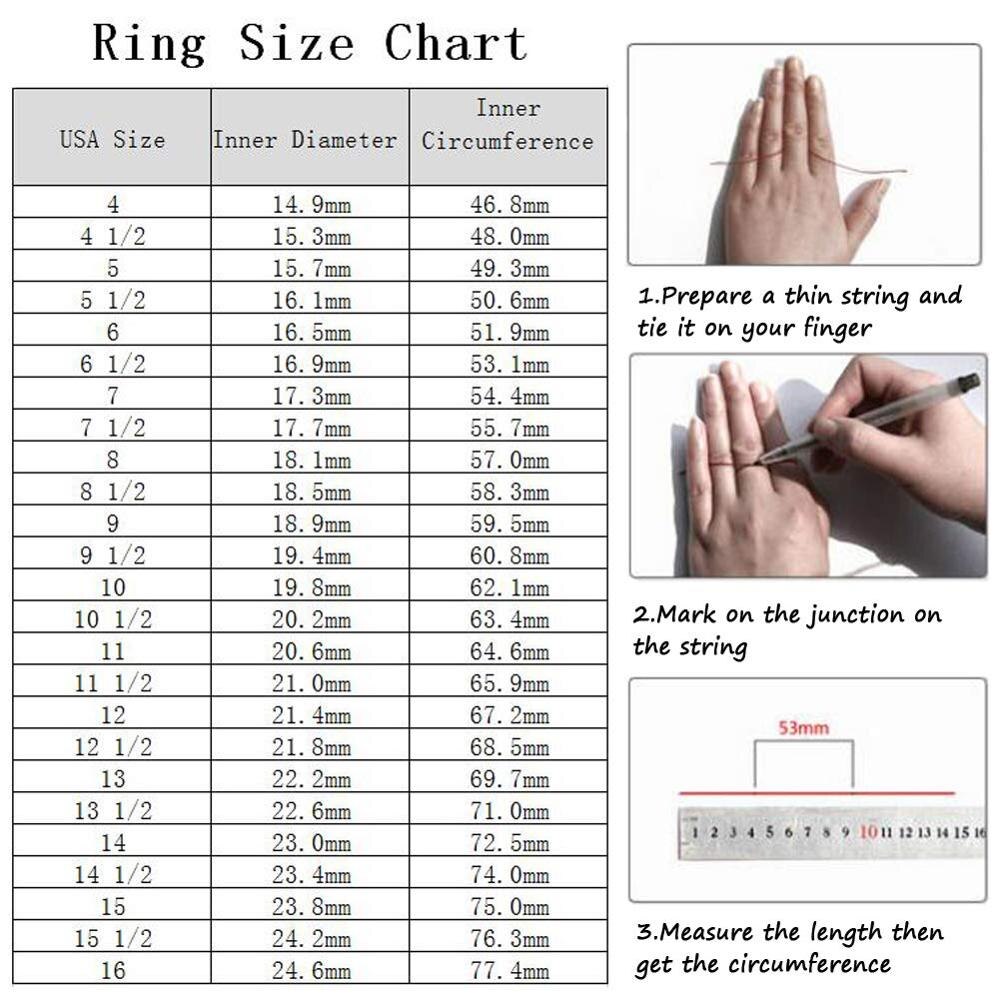 FDLK Klassische Schmuck Grün Zirkon Edelstahl herren Ring Jahrestag Verlobung Hochzeit Ring Party Zubehör