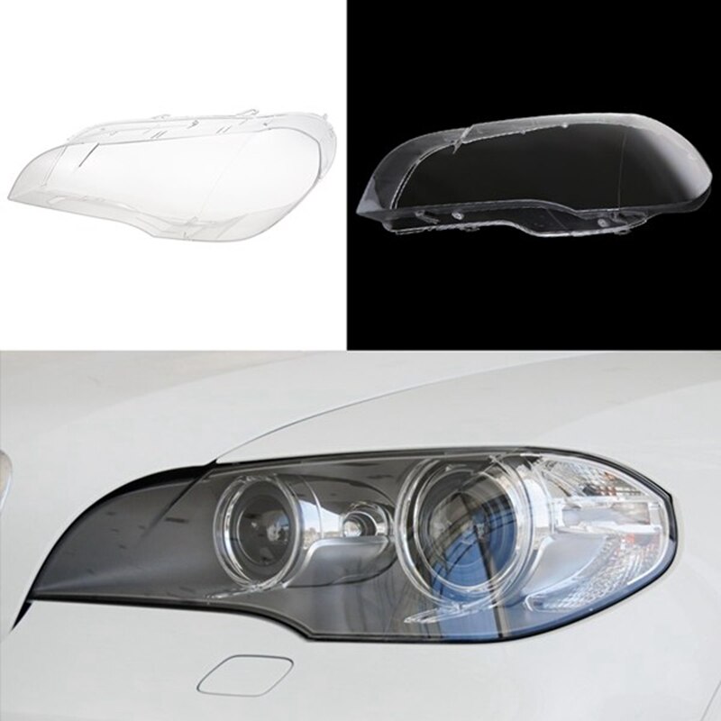Car Clear Headlight Lens Cover Replacement Headlight Head Light Lamp