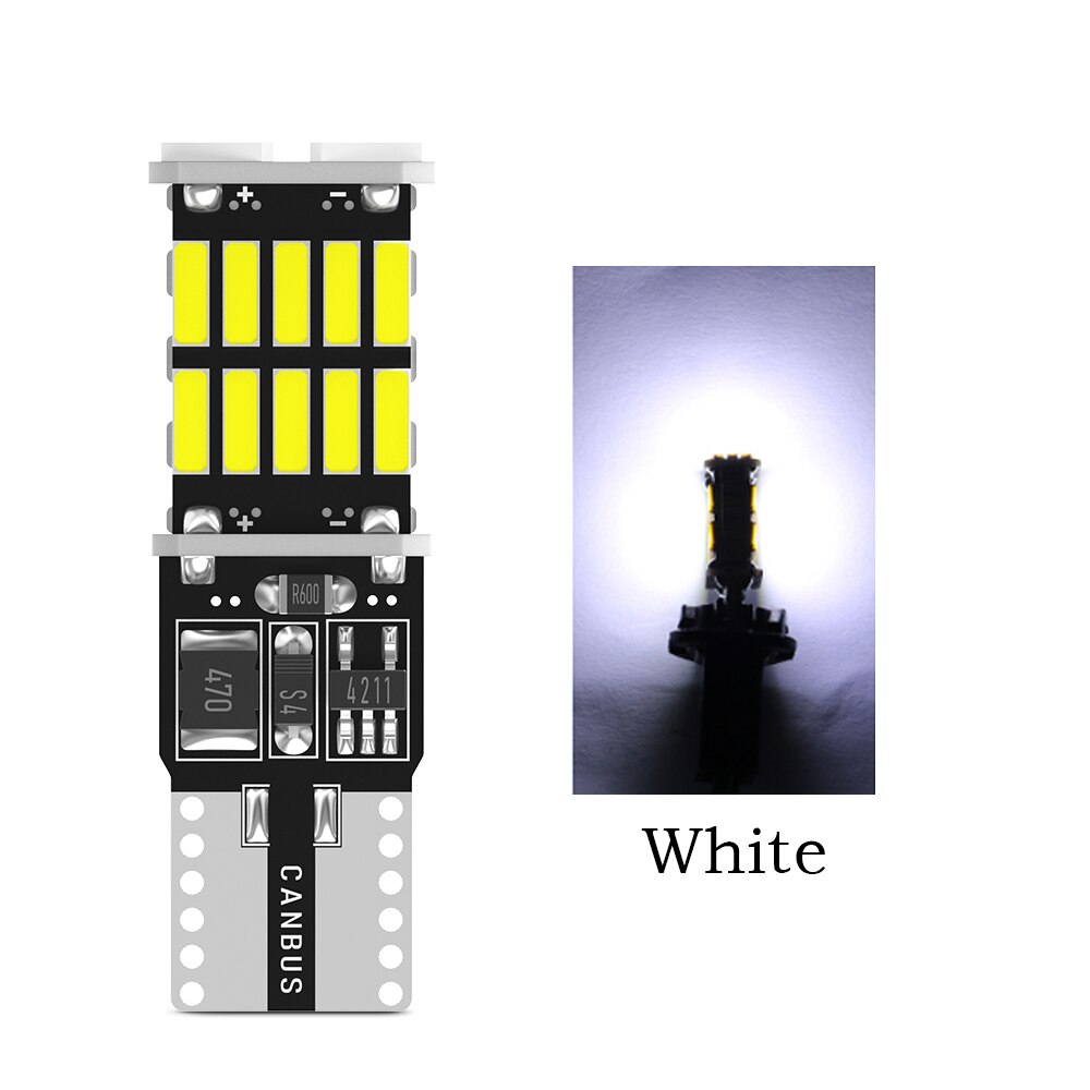 Bombillas LED Canbus T15 W16W WY16W 4014 45SMD para coche, lámpara de marcha atrás, sin Error, blanco, rojo, ámbar, 6000K, 2 uds.: Azul oscuro