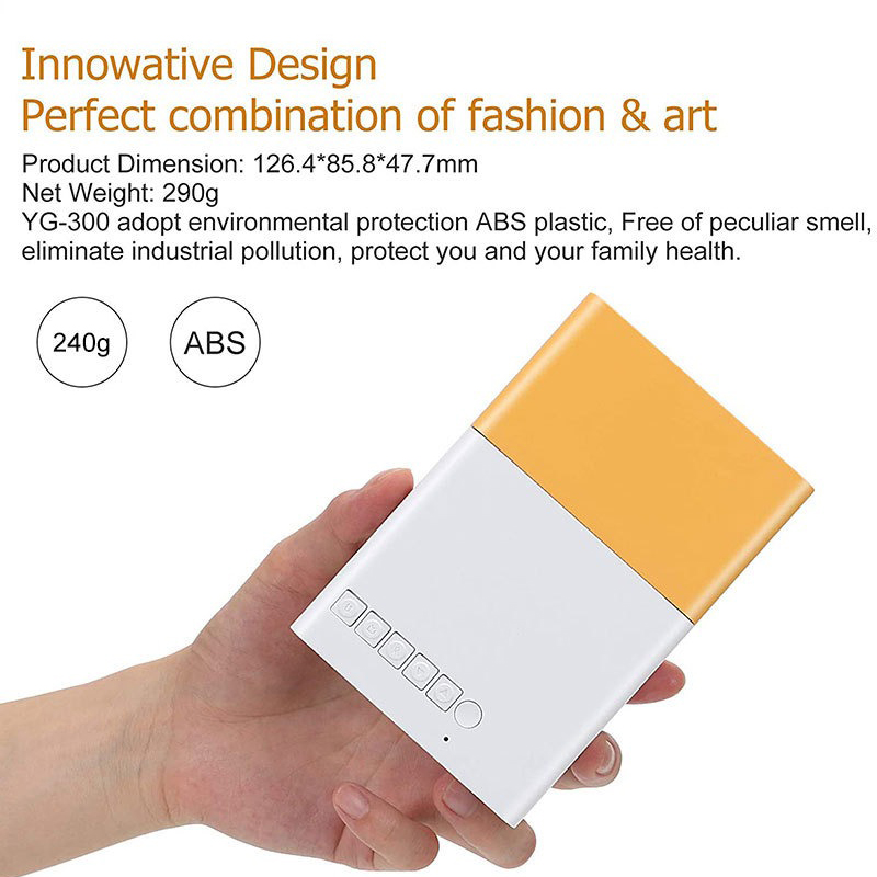 Yg300 led ao ar livre mini hd 1080p projetor móvel yg300 usb projetor infantil ultra-clara mini projetor portátil