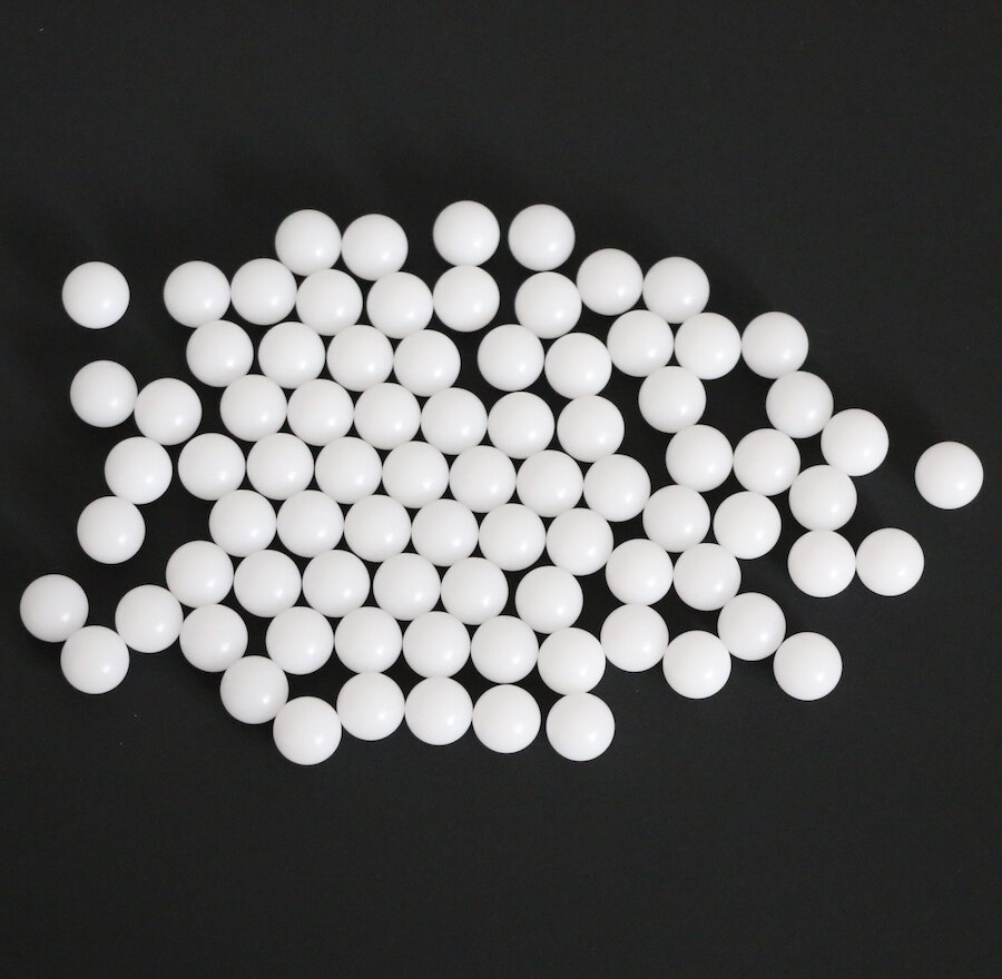 6mm 200pcs Solid Delrin (POM) Plastic Ballen voor Klep componenten, lagers, gas/water toepassing