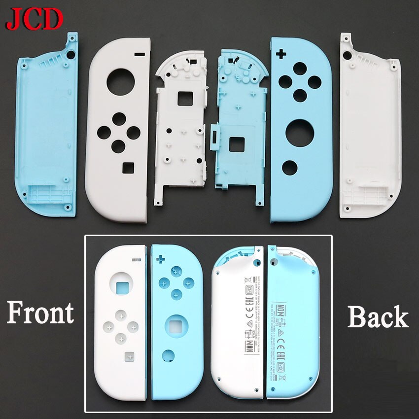 JCD 1Set Animal Crossing Replacement Housing Shell Case For Nintend Switch Joycon Left Right Controller Cover with middle frame: NO 10