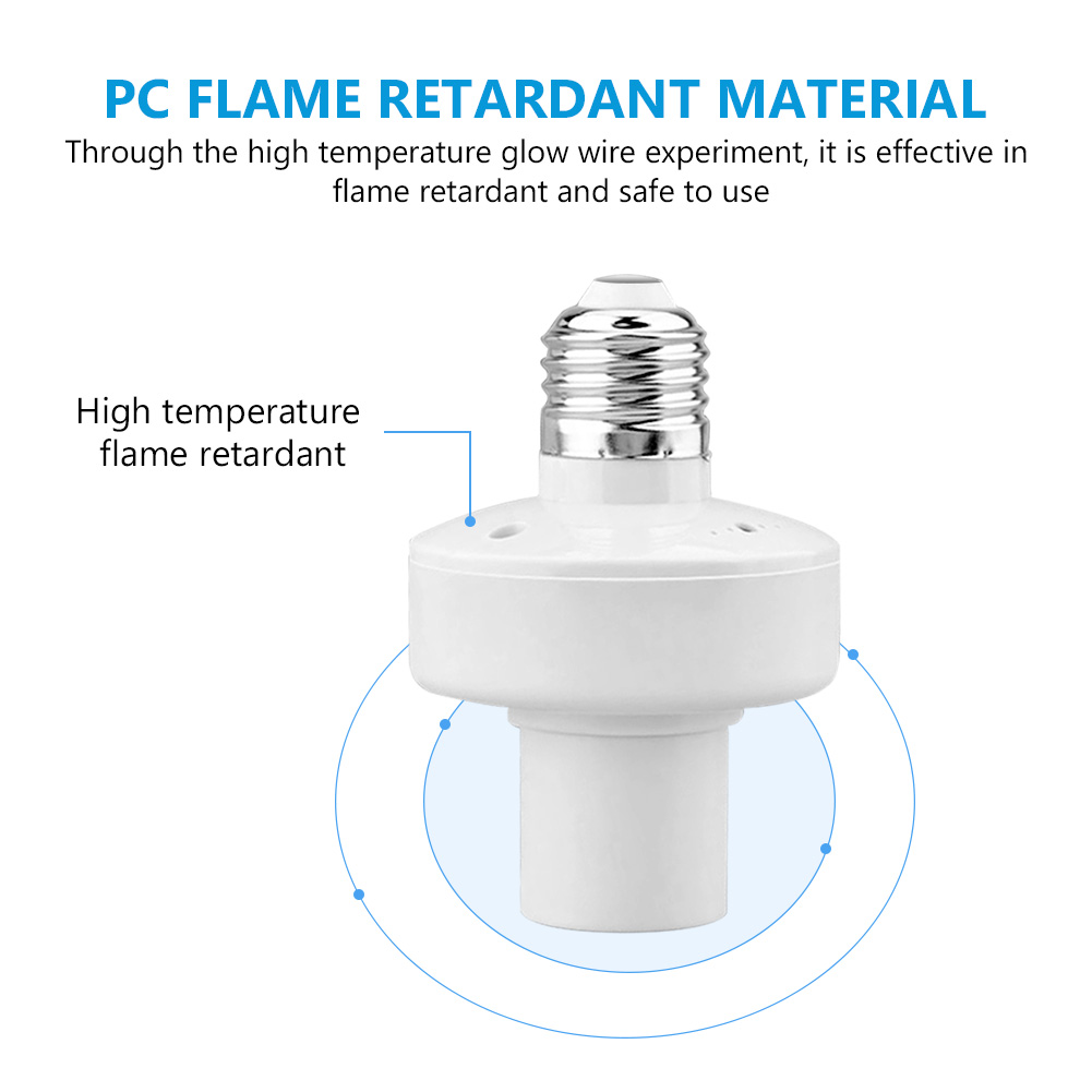 Télécommande sans fil inda lumière douille support de lampe 20M gamme pour ampoules LED douille de lampe sans fil lumière interrupteur kit AC180-250V