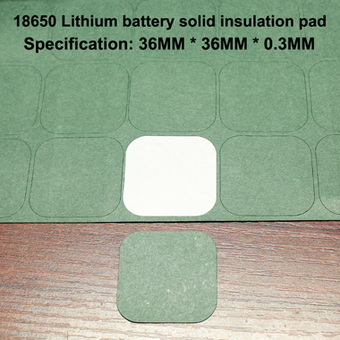 100 teile/los Gerste papier isolierung dichtung waschmaschine 18650 Lithium-batterie Pack spezielle hohe temperatur beständig solide mit adhesi: Silber
