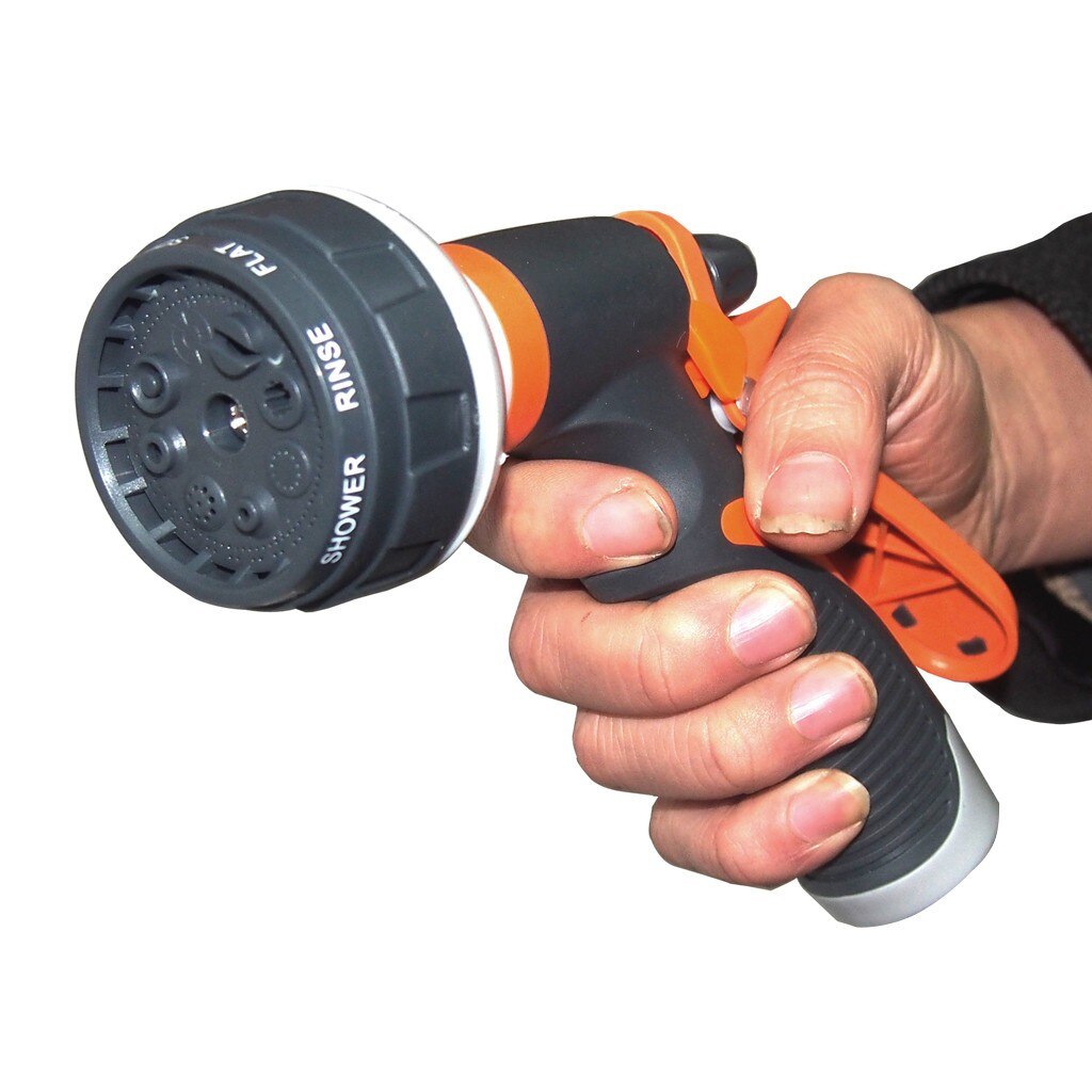 8 Patterns Watering Gun Garden Nozzle Hose Nozzle Adjust Nozzle Water Gun Lawn Hose Multifunction Garden High Pressure Sprayer