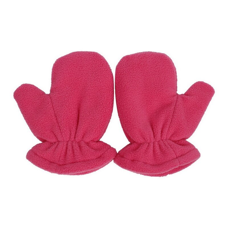 Baby Thick Gloves Kids Winter Fleece Gloves Newborn Mittens Velvet Thick Children's Keep Finger Warm Thick Warm: d for 0-12m