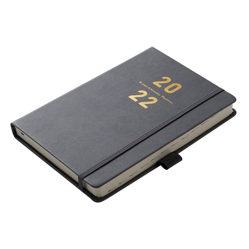 English Daily Weekly Monthly Planner Notebook 180 Sheets Ink-proof for Project Management Appointment Personal Scheduel