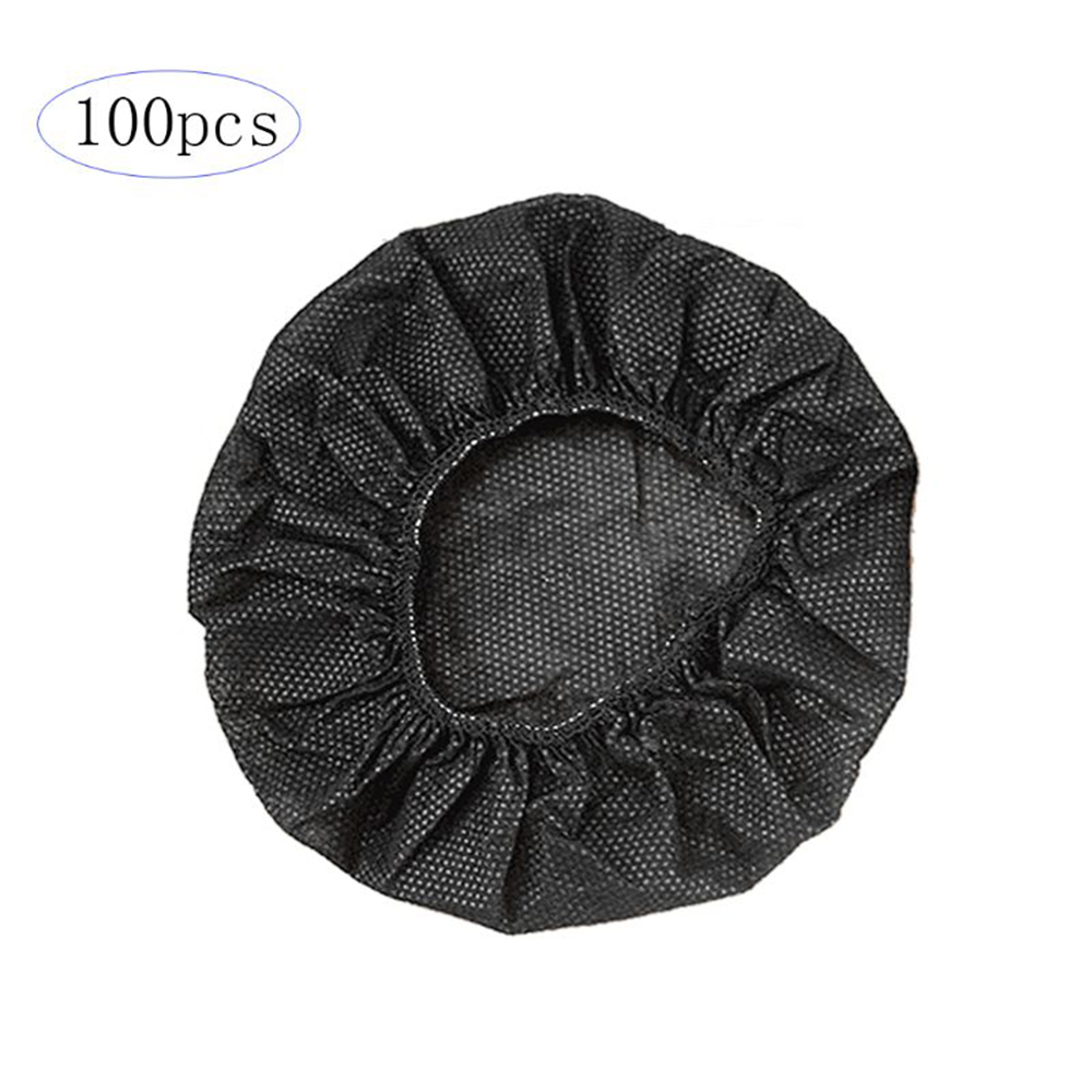 100PC Einweg-Kopfhörer abdeckung nicht gewebte Ohrmuschel kissen für 10-12CM Headset Ohr polster Hygienische Vliesstoff abdeckung: Olive