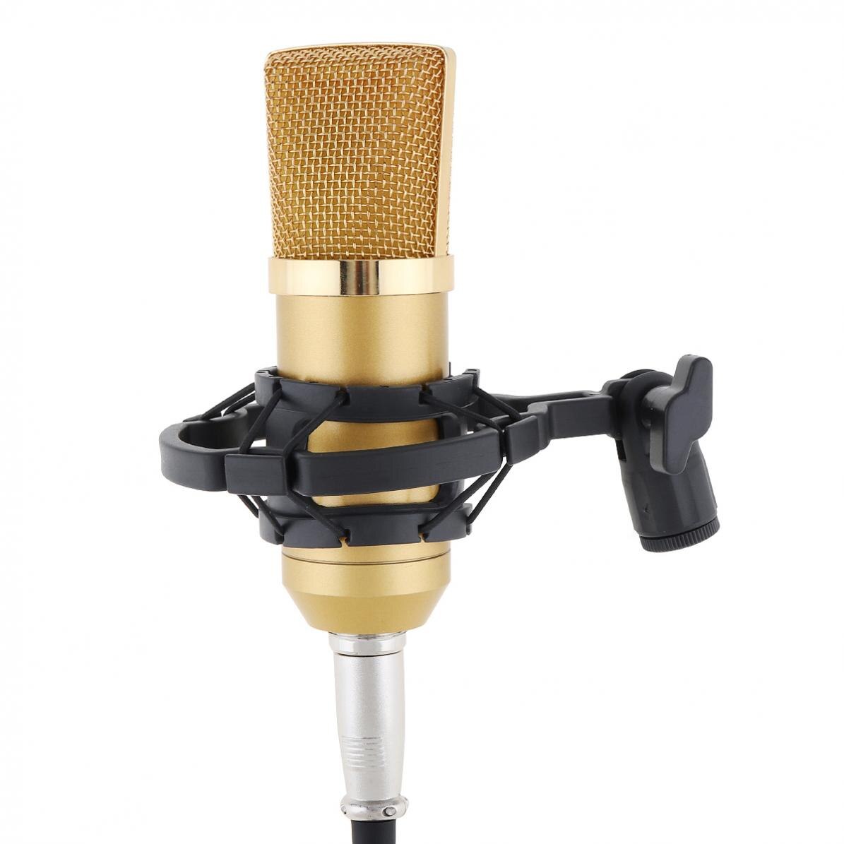 BM-700 Condenser Microphone with Circuit Control and Gold-plated Large Diaphragm Head for KTV / Studio
