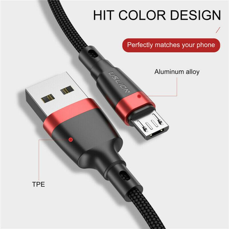Usb Kabel Voor Samsung S10 S9 Quick Lading 3A Kabel Usb Snel Opladen Voor Huawei P30 Xiaomi Oplader Draad Nylon gevlochten