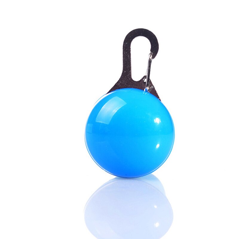 Collar LED para perro, colgante de luz nocturna para mascotas, colgante luminoso de seguridad, suministros para mascotas, accesorios para perros: Azul