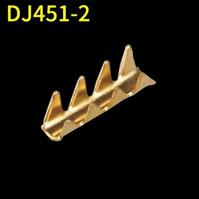 100 Stks/partij 451 U-Vormige Terminal Tab Koude Inserts Connectoren Koude Terminal Kleine Tanden Fascia Terminal, 0.2-4mm2: 451-2