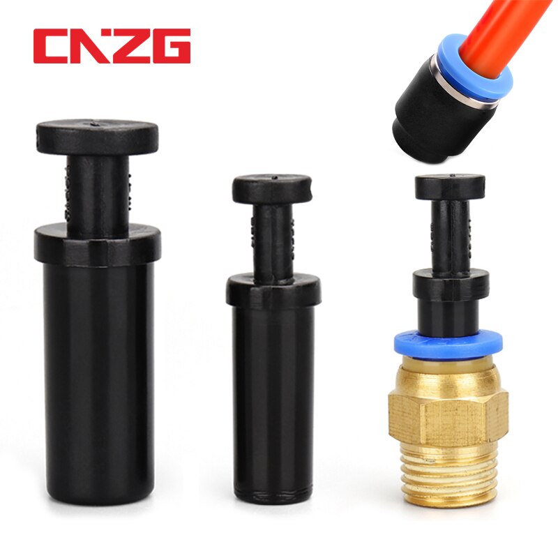 4mm/6mm/8mm/10mm/12mm Pneumatic Plug Fittings Quick Nylon Blanking Fitting Hose Tube Push Fit Dustproof Seal Connector Air Line
