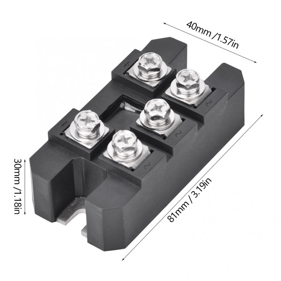 MDS 100A 1600V hoch Energie 3-Phase Gleichrichter Brücke Modul 5 Endgeräte Ballast für leuchtstofflampen