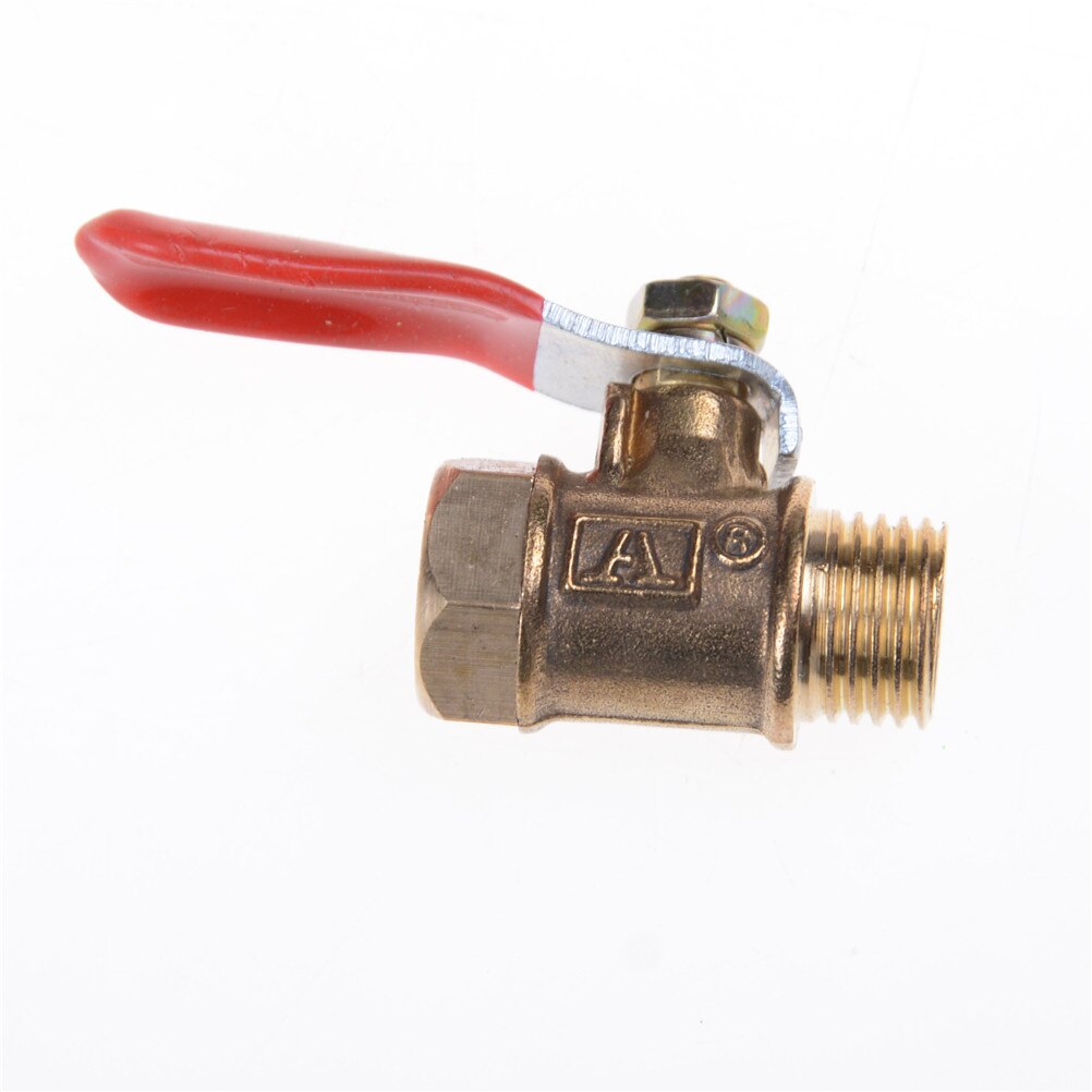 1pcs Pipe Ball Valve 1/4" Sanitary Shut-off Ball Valve Straight 1/4 Male To Female Pipe