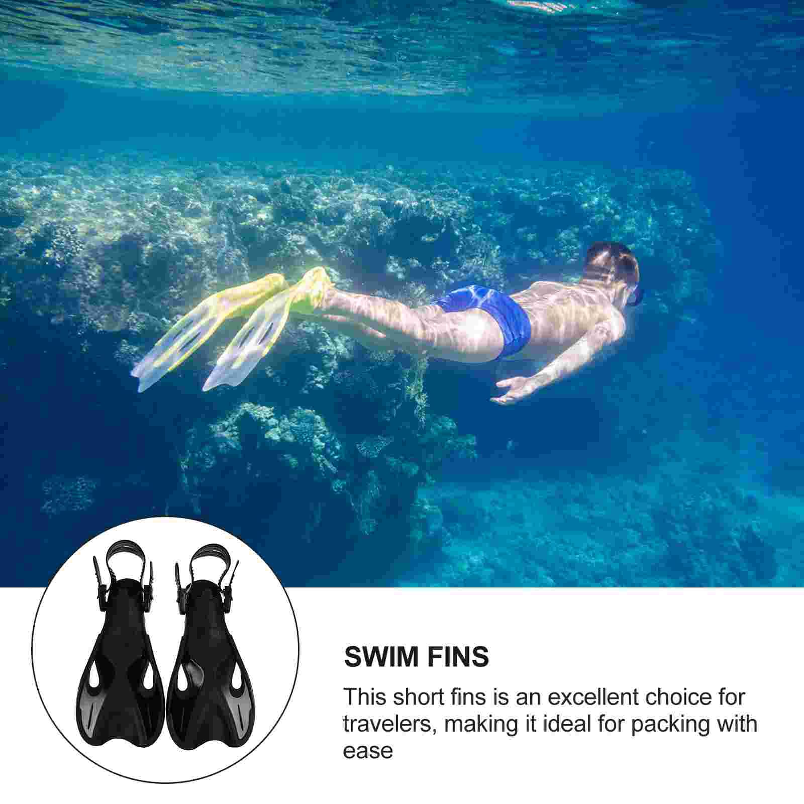 1 para regulowane płetwy robić pływania dla dzieci pływanie z rurką trening pływający płetwa