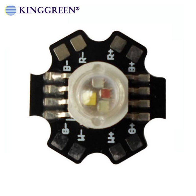 20X Avondmaal heldere 4W 12W RGBW LED lamp kralen 45mil Epileds chip 8 pin high power RGBW licht bron