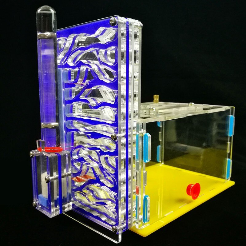Mini Ant Nest Granja de Hormigas nid fourmis Acryl Ant Farm Insect Cages: Blue