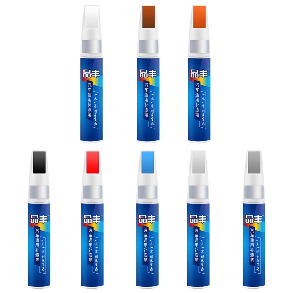 12ml bil lak pen universal vandtæt auto coat ridse klar fjerner reparation værktøj applikator auto bil lak pleje touch up penne