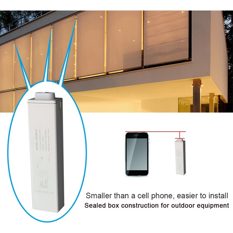 Universal RF 433.92Mhz Wireless Remote Control Transmitter AC123 Receiver AC226 for Blinds Automated Curtains