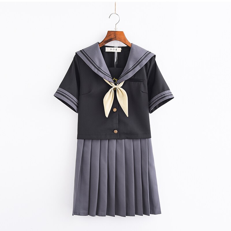 School uniforms girls sailor summer autumn school uniform japanese high school uniforms korean school uniforms set skirt girls