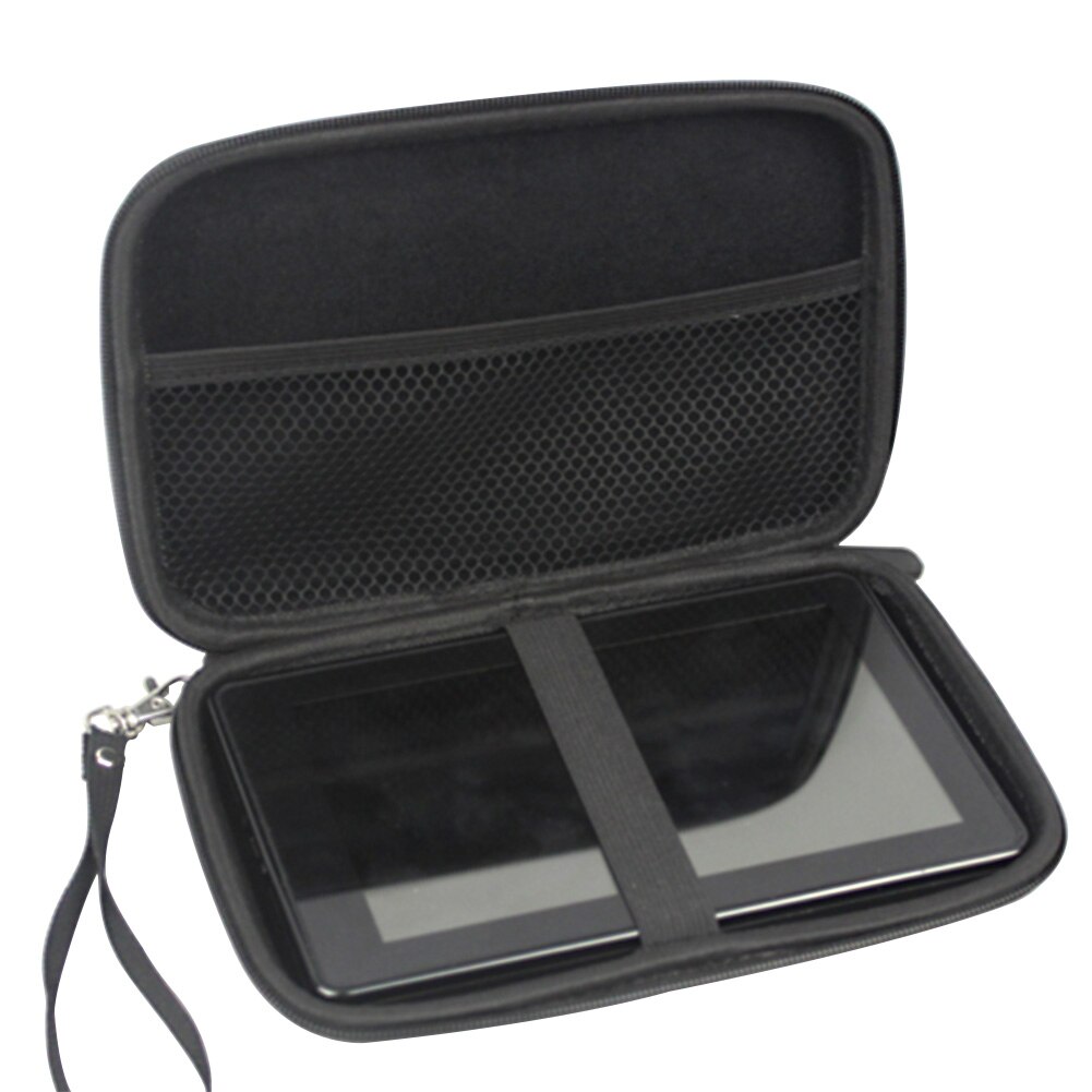 7 inch draagbare waterdichte opbergtas met ritssluiting voor voertuigen, krasbestendig, gps-navigatiesysteem voor garmin drive smart 61