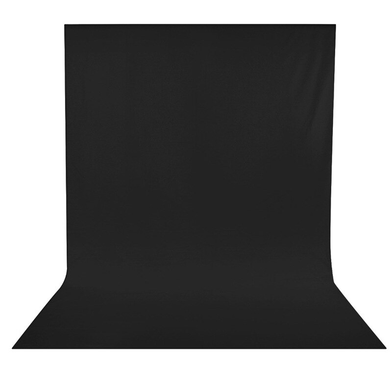 Zwarte Achtergrond Fotografie Foto Achtergronden 1X2 1.5X2 1X3 1.5X3m 6 Size Professionele Voor Foto Studio Photoshoot Televisie.