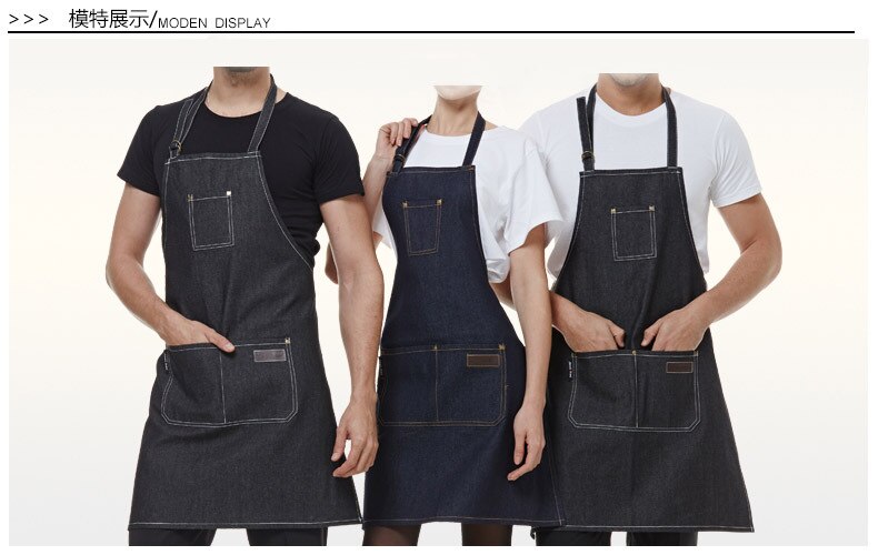 1 piece Unisex Chef apron,Food Cooking sushi Kitchen Work Wear,waitress apron