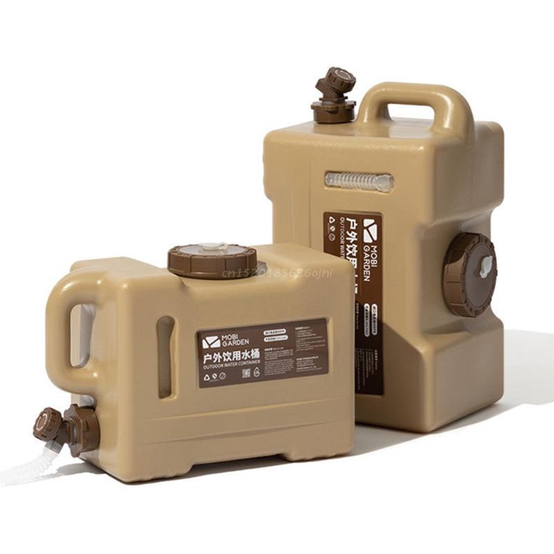 10.5L Huishoudelijke Grote Capaciteit Water Opslagtank Water Opslagtank Met Kraan Outdoor Camping Wandelen Draagbare Emmer