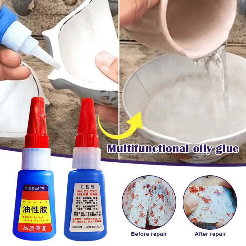 Multi Purpose Adhesive Glue Plastic Wood Metal Rubber Tire Repair Soldering Agent 0.5 Fl Oz