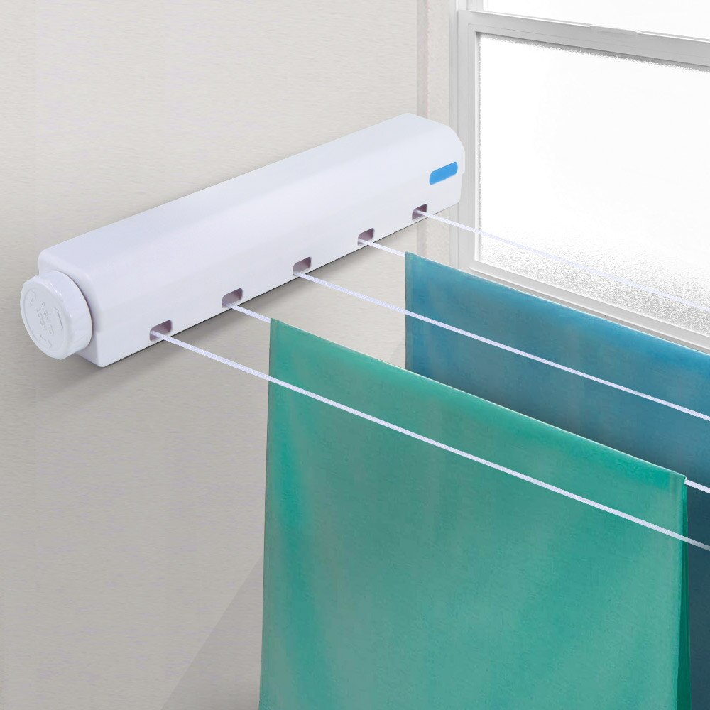 Spring-Style Indoor Drying Rack, Clothes Line, Clothes Line, Drying Rack, Towel Hook, Indoor Automatic Retractable Clothes Line