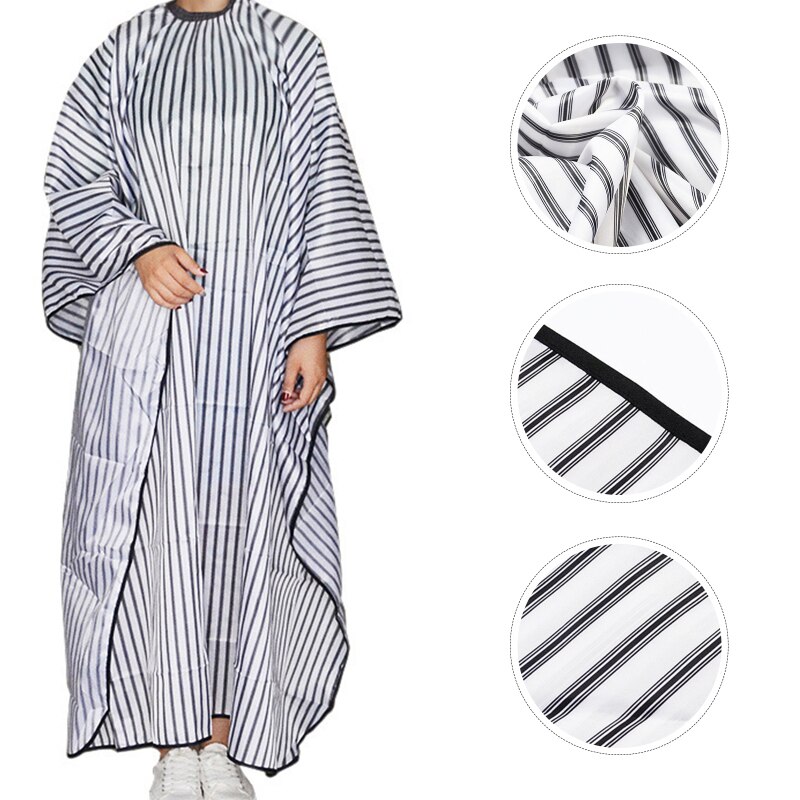 Delantal impermeable para peluquería, capa de peluquería, antiestático, 165x145 cm