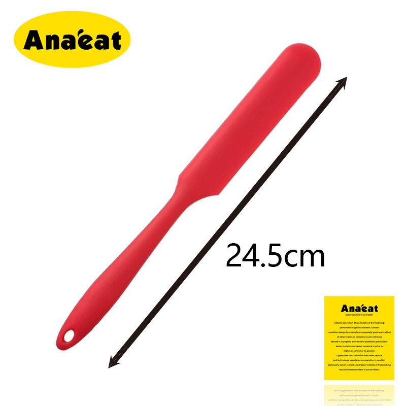 ANAEAT Silicone Cake Icing Spatula Bakeware Pastry Tool Cake Sugarcraft Butter Smoother Scraper Kitchen tool