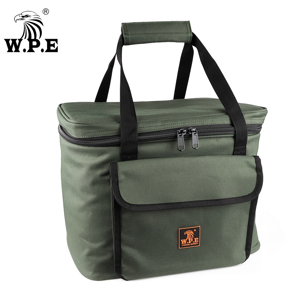 Borsa Da Pesca Compatta In Tessuto Oxford 600D – Tracolla, Marsupio O A Mano, Con Scomparti Multipli E Cerniere Rinforzate