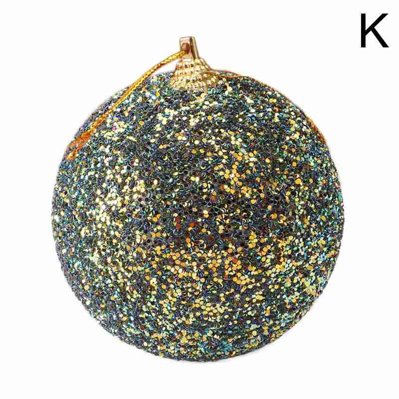 5 stücke Kugeln Gold Silber Kugeln Für Weihnachten Heimat Party Strass funkeln Weihnachten Baum 8CM Ball Hochzeiten Ornament: K5