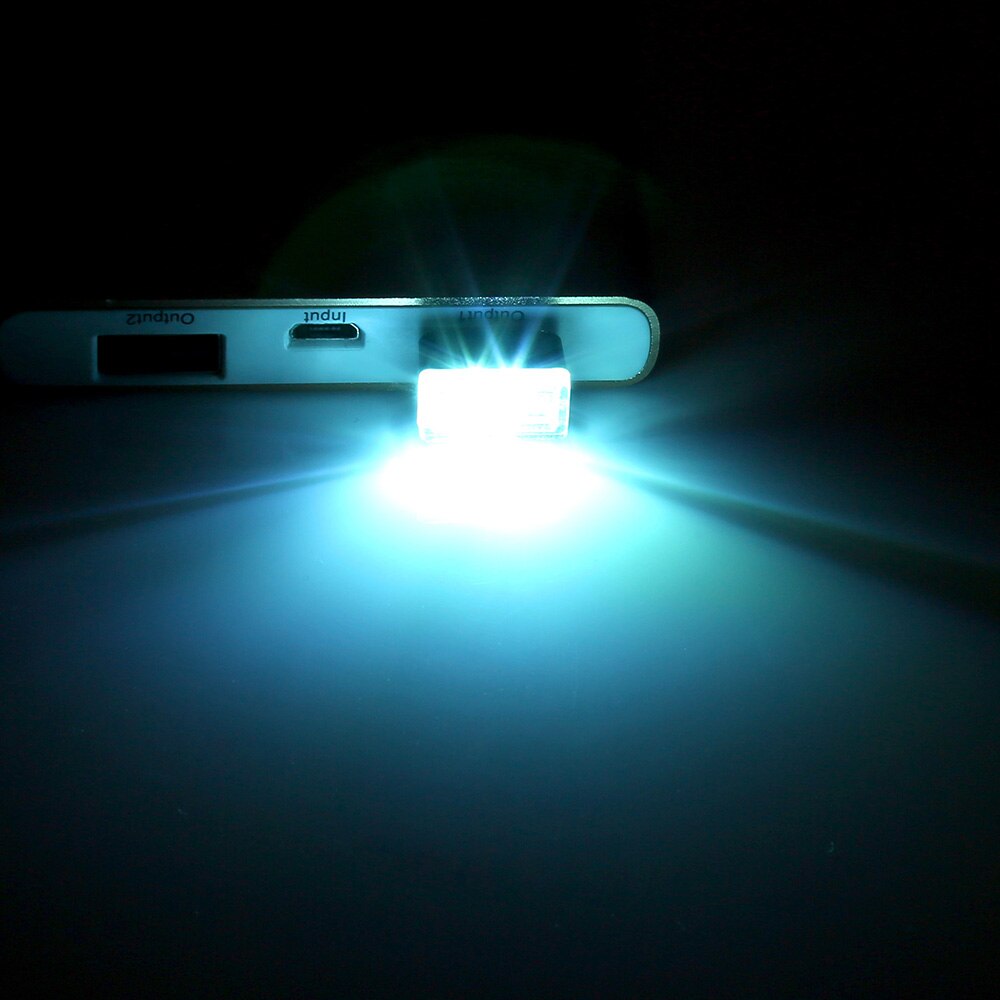 Auto Mini Usb Light Flexibele Neon Ambient Led Light Car Sfeer Auto Decoratieve Lamp Auto Interieur Licht Accessoires: Ice blue light