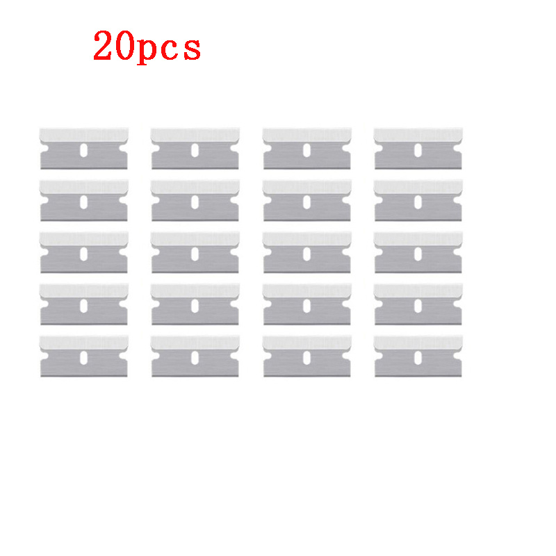 Razor Blade Scraper Tool,Sticker Remover Cleaning Scraper for Paint,Decal,Adhesive,Label,Caulk,Glass Scraper for Window Cooktop