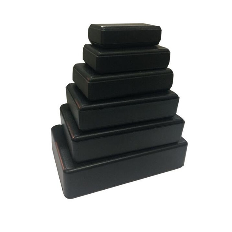 Caja de plástico ABS impermeable para instrumentos, caja de almacenamiento para proyectos, suministros electrónicos, color negro, DIY, 3 uds.