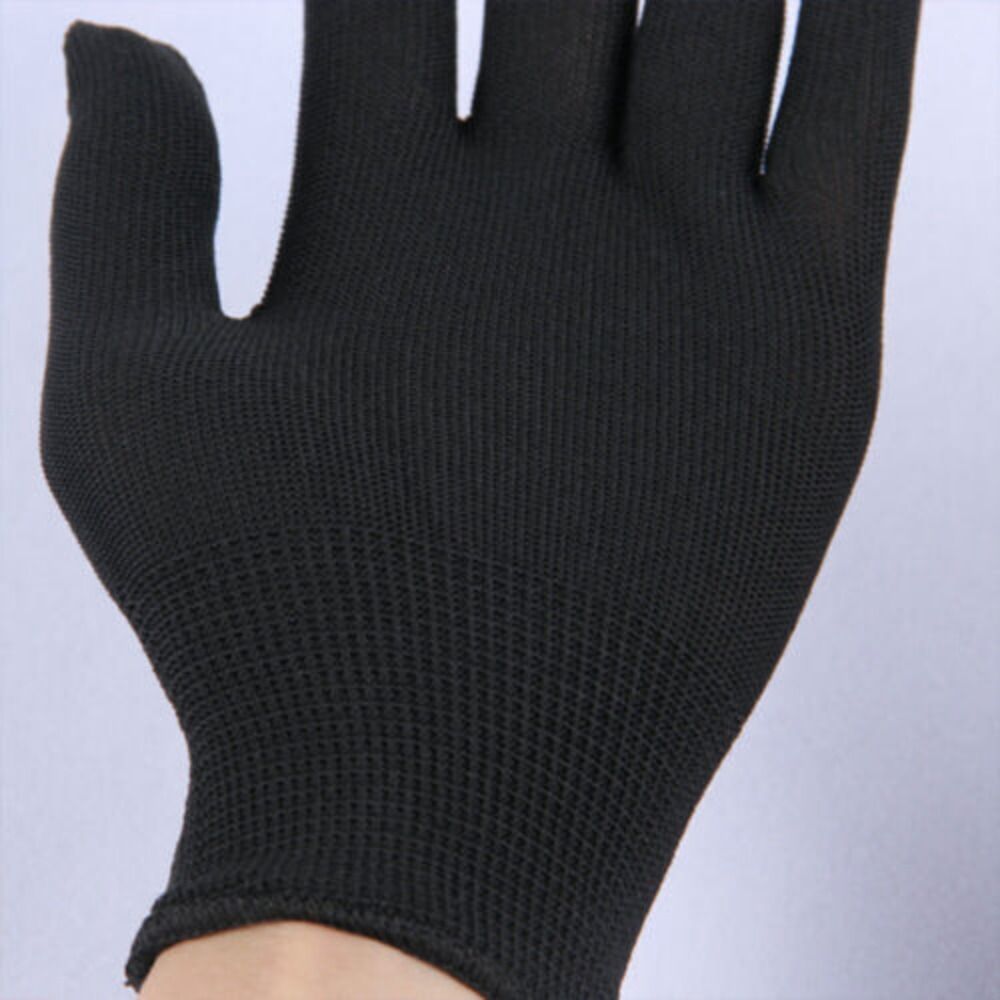 6 Paar 100% Baumwolle schwarze Handschuhe derma zu logisch über Nacht feuchtigkeit spendendes Ekzem