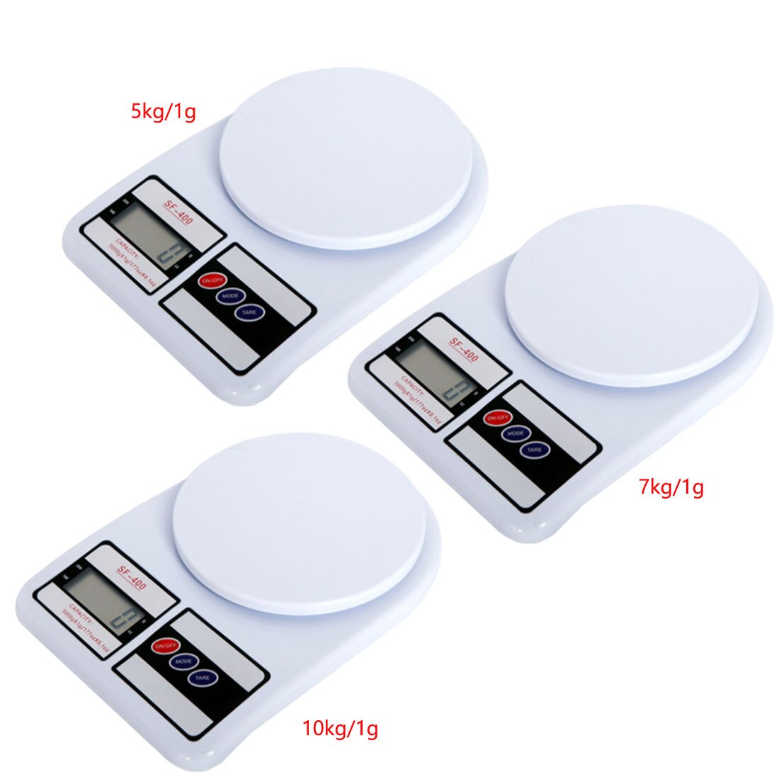 10Kg x 1g Digital Libra Kitchen Scales Electronic Balance 10000g Fruit Weight Scale for Diet Bodybuilding
