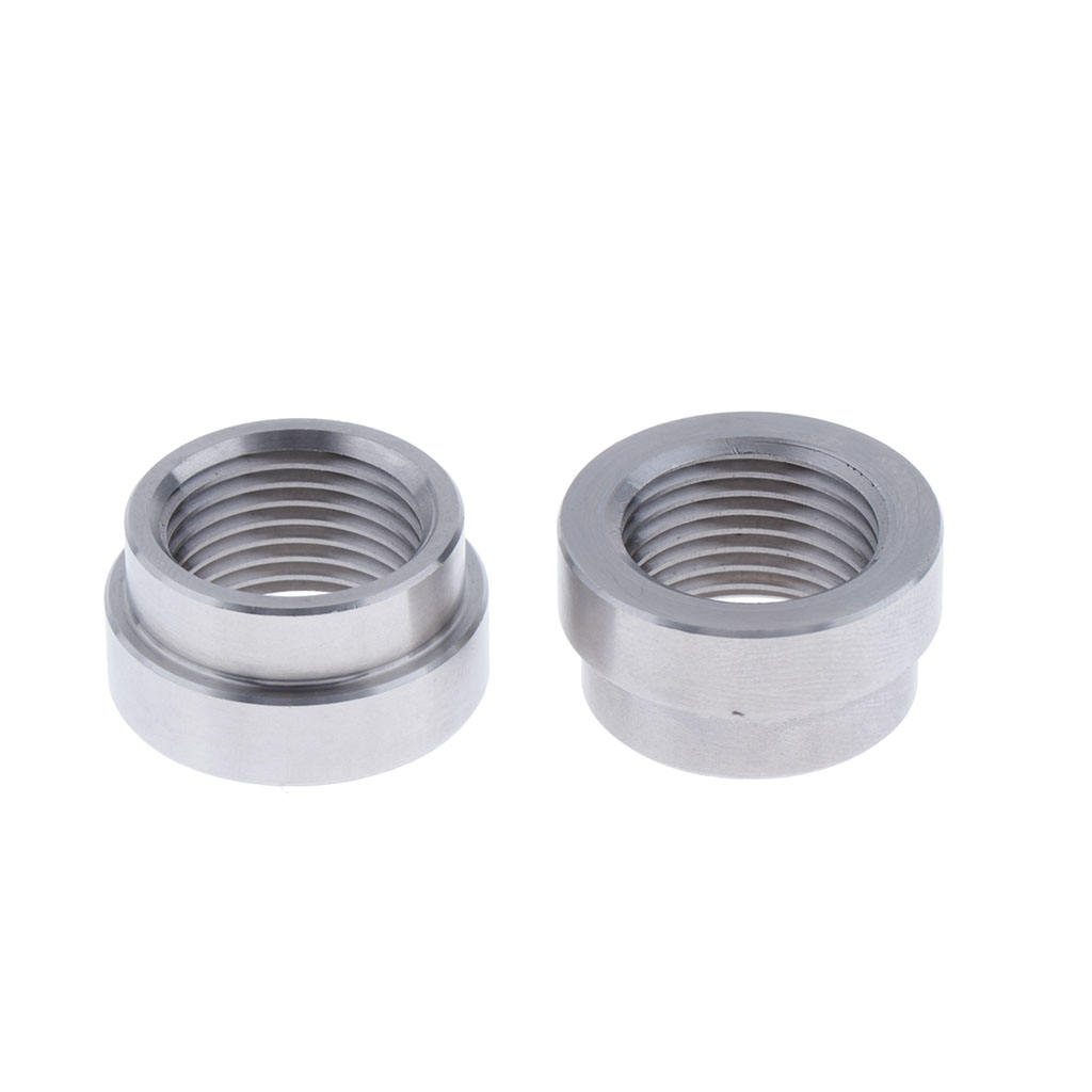 O2 Oxygen Sensor 10pcs/set Weld on Stepped Nut Bung Extension Kits M18x1.5
