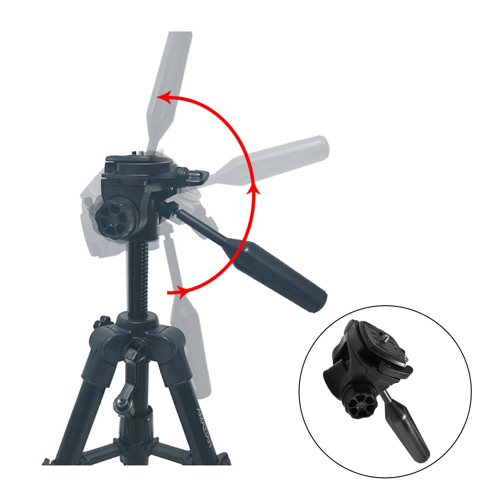 Kamera Stativ kopf Präzisions einstellung 3/8 "3/4" Gewinde mit Platte Panorama montieren Adapter für Stativ DSLR Camcorder