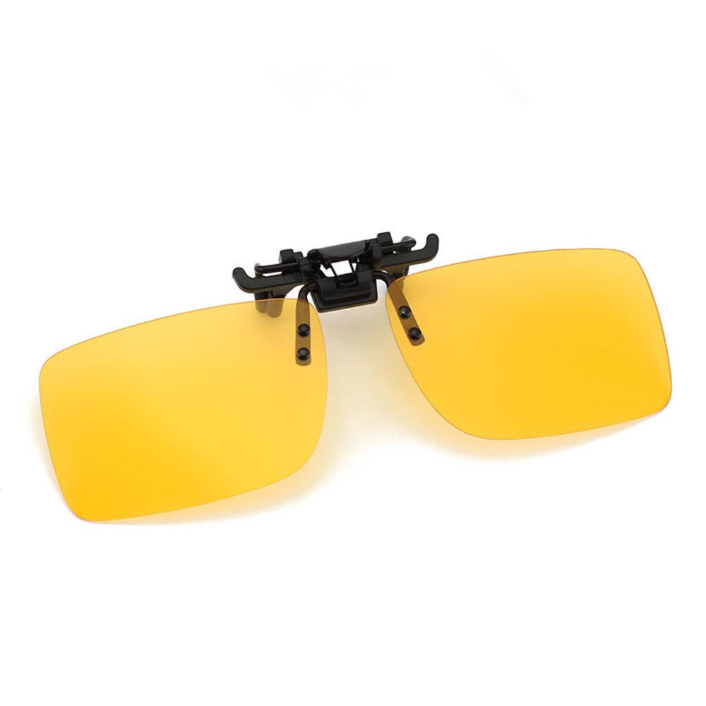 Polarized Clip On Sunglasses Men Women Near-Sighted Driving Night Vision Eyewear UV400 Cycling Fishing Glasses Clip: A